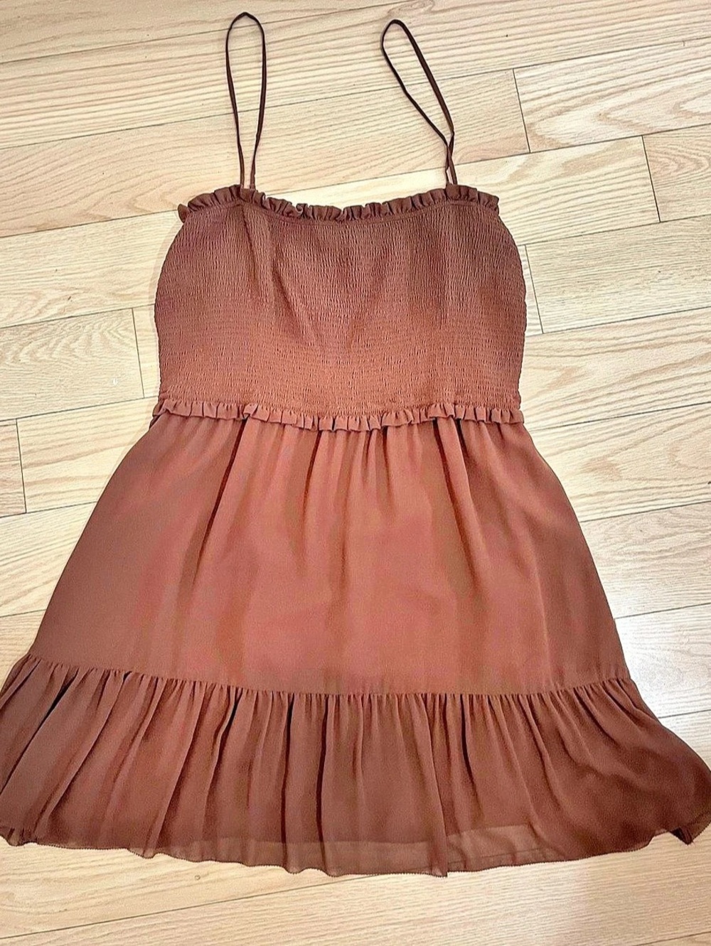 Wilfred Tempest Sleeveless Mini Dress Brown 2XL